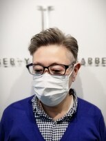 リバティシェアバーバー 銀座(LIBERTY SHARE BARBER)&nbsp;【ダンディメンズ】サイドパートツーブロックスタイル