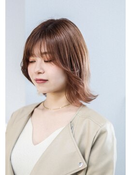 ノード(NODO) 【透明感UP】コーラルオレンジベージュ