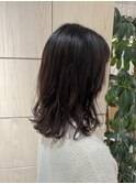 20代髪質改善★ベージュ毛先ふんわりカールナチュラルミディ