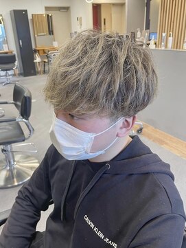 メンズヘアトーキョー(MEN'S HAIR TOKYO) 無造作パーマ/束感/カラー