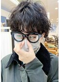 ショートパーマベリーショートくせ毛パーマメンズライク