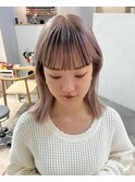 前髪ローライトベージュ