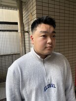 ウェルネス(Wellness)&nbsp;スキンフェードツイストスパイラルツーブロックマッシュ43