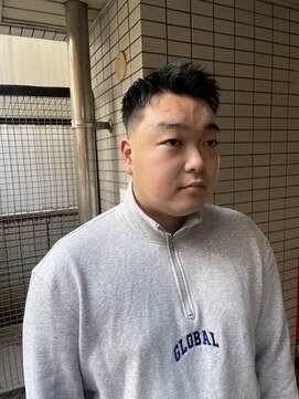 ウェルネス(Wellness) スキンフェードツイストスパイラルツーブロックマッシュ43