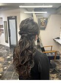 シンプルヘアセット