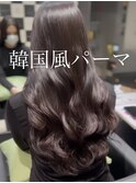 韓国風パーマ　コテ巻き風パーマ　デジタルパーマ　ストカール