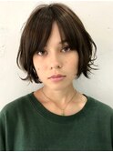 外はねショートボブ