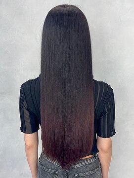 アイティーバイアルバム 八王子店(IT by ALBUM) カシス-グラデーション_レッドブラウンハッシュカット_ba477371