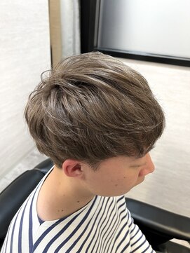 アントレース 東池袋店(UNTRACE) グレージュ×マッシュ【メンズ/バーバー/理容室】