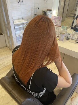 クレン 真嘉比店(Cre'ne) オレンジカラーハリウッドトリートメント
