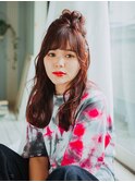 ハーフアップ×お団子20代/30代/40代/ハレマチ通り