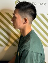 バーバーバー アカバネ(BARBER-BAR AKABANE)&nbsp;伸ばし中におしゃれボウズ フェード ベリーショート#1