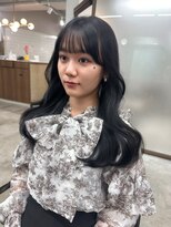 ボタン ハカタ(VOTAN hakata)&nbsp;【博多美容室/坂本早苗】韓国ヘア/地毛風カラー/ぱっつん前髪