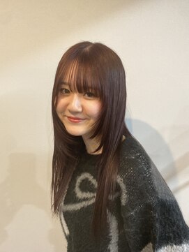 ヘアーコンセプト アイアイオ(HAIR CONCEPT iio) ボルドーカラー×レイヤーカット