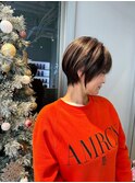 大人ショートボブ丸みショートカットマッシュショート/北千住