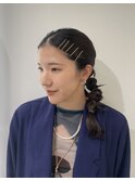 簡単ヘアアレンジ