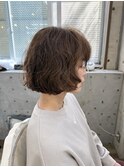 外国人風パーマスタイル