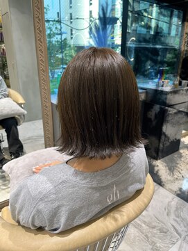 ロンド ジュルード 名古屋(Lond jeloud) ブリーチなし！上品くすみ感が◎ヘーゼルベージュ