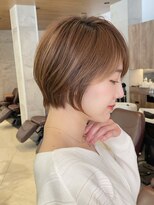 大人丸み　似合わせショート　イルミナカラー　イバセイジ