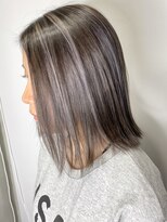 ベルヘアーデザイン 堺東(Belle hair Design)&nbsp;ハイライト切りっぱなし韓国風イルミナカラー堺東20代30代40代