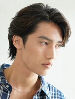 エリマバイフィフス 調布(elima by fifth) センターパートニュアンスパーマフェザーパーマコンマヘアウルフ