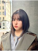 【Noa】ヘイリーボブ前髪レイヤーカット小顔/髪質改善/縮毛矯正