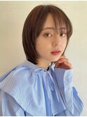 マッシュウルフ大人かわいいウルフボブレイ―ヤーボブグレージュ