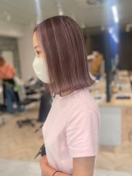 ハイレート ウニクス川越店(Hairate) 【Hairate本川越】ボブ×筋感ハイライト☆