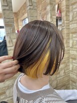 美容室レゴ(REGO)&nbsp;イエローインナーカラー