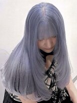 ミル 心斎橋(MIL)&nbsp;透明感ペールブルー/ハイトーン/派手髪/心斎橋