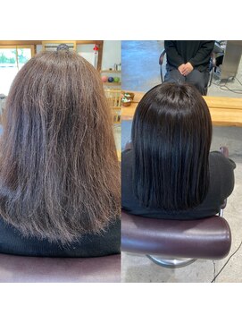 サトシオダクラ(SATOSHI ODAKURA) 上品ツヤグレージュ×まとまり髪質改善