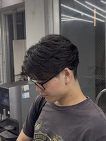 オーバル ジングウマエ(OVARL jingumae)&nbsp;フェザーパーマ毛流れセンターパート
