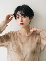 ヘアーメイクパウダー 天王寺寺田町店(Hair make powder) 大人可愛い20代30代40代小顔ひし形ショート丸み前下がり