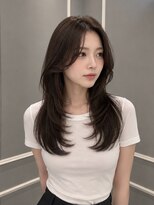ネオリーブギンザ 銀座店(Neolive GINZA) レイヤーカット×顔周りカット×髪質改善カラー【銀座駅】片桐