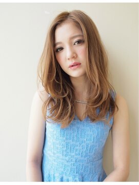 アフロート ギンザ(AFLOAT GINZA) かきあげバング×フェミニンロング