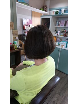 ヘアサロンアンドリラクゼーション マハナ(Hair salon&Relaxation mahana) お手入れ楽々♪空気感がおしゃれなボブスタイル！