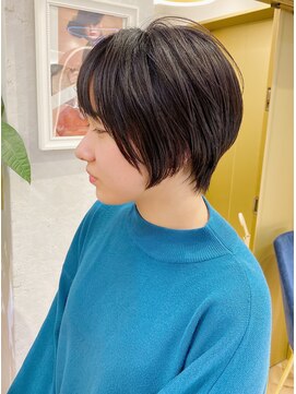 ロンドプランタン 恵比寿(Lond Printemps) 【Lond佐野】前下がりマニッシュショートアッシュブラウン