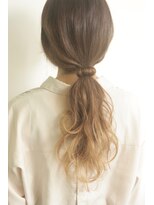 エニー ココ ヘアー(ANY.coco HAIR)&nbsp;グラデーション×シュシュ 熊本 並木坂