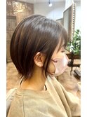 外ハネが可愛いショートボブ【rupopolu琴似】