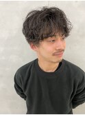 メンズマッシュパーマ