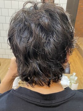 サフィー 京都 四条烏丸(Saffy) 【癖毛風】ウルフパーマ