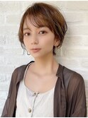 《前地 麻衣》オフィスでも◎大人のショートボブ