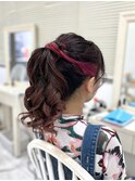 ふわふわポニーテール