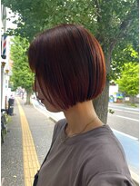 オアズヘアービィグラッド(ORe'S HAIR BE GLaD) 【新潟/ボブ/透明感】Autumn color