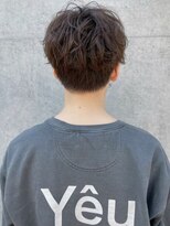 ハニーシブヤ(HONEY shibuya)&nbsp;マッシュパーマ/ツーブロック刈り上げ/ソフトスパイラルパーマ３