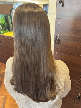 ピュア ポイント 和光店(PURE POINT) 髪質改善/艶髪¥ナチュラルブラウン/ブリーチ無しカラー