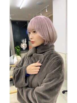 サンド 鹿児島中央(sand) @sei___sandハイトーンカラー/ショート/鹿児島中央駅