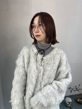 ステップボーンカット トーキョー(STEP BONE CUT TOKYO) 【ステップボーンカット】チェリーレッド/切りっぱなしボブ