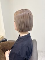 ルディー バイ ヘアーポケット(rudii by HAIR POCKET)&nbsp;ミニボブ×ベージュ