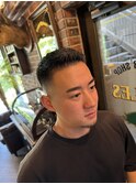 スキンフェードフェザーアップ